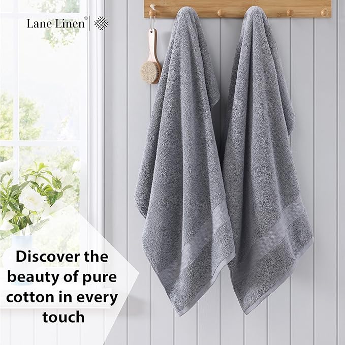 LANE LINEN 100% Ring Spun Cotton Towels