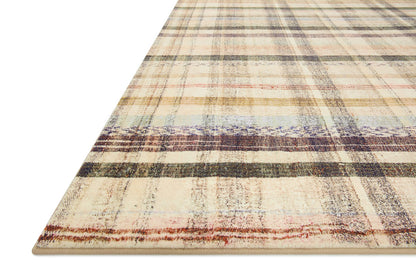 Loloi Chris Loves Julia Humphrey Collection HUM-02 Ivory/Multi 7'-3'' x 9'-3'' .38" Pile Height, Area Rug feat. CloudPile