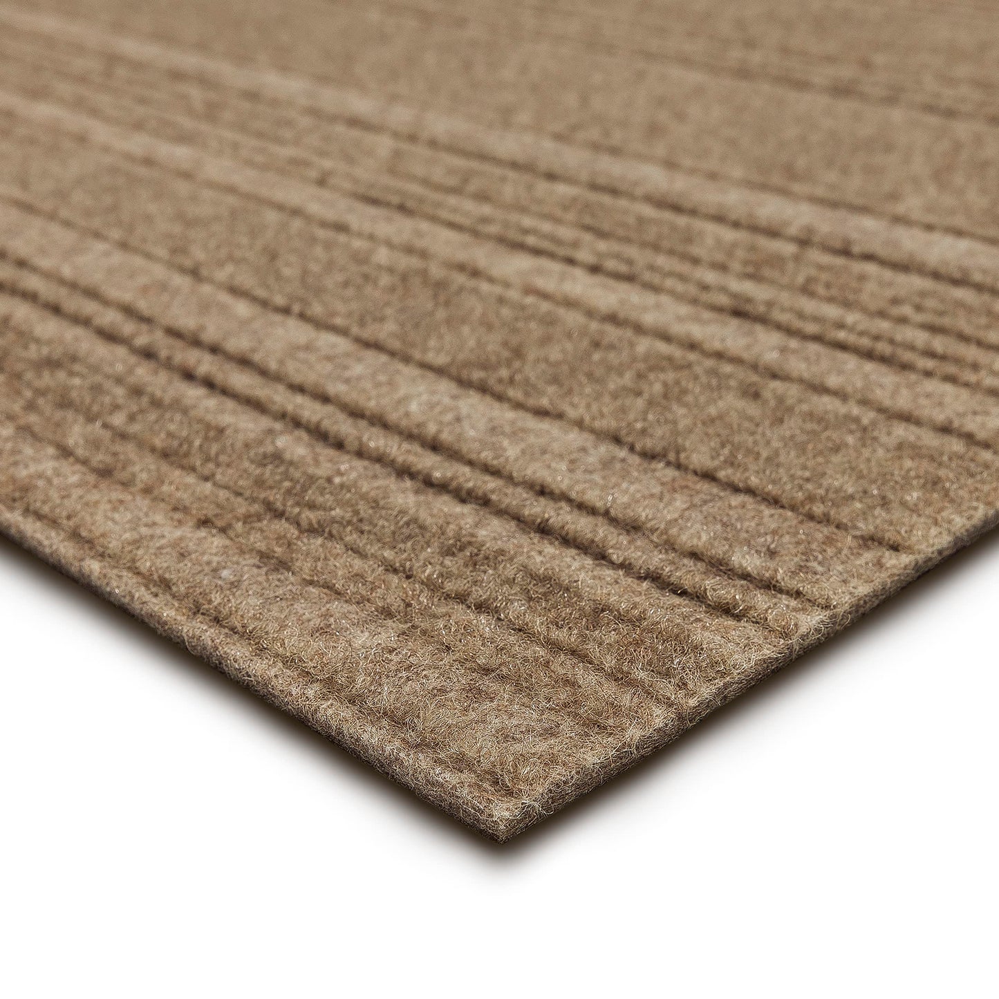 Mohawk Home 24" x 24" Indoor/Outdoor 0.25" Pile Height, Peel and Stick Carpet Tile, Brown Polyester, (15 Tiles) (60 sqft/Box)