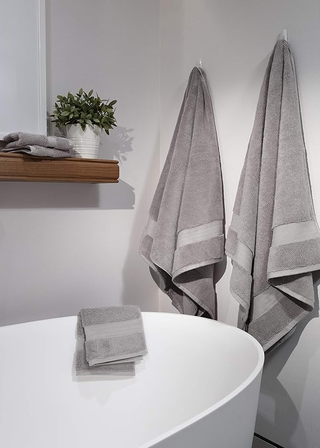 Fabdreams 100% Organic Cotton Bath Sheet Set of 2 700 GSM Oversized Towels