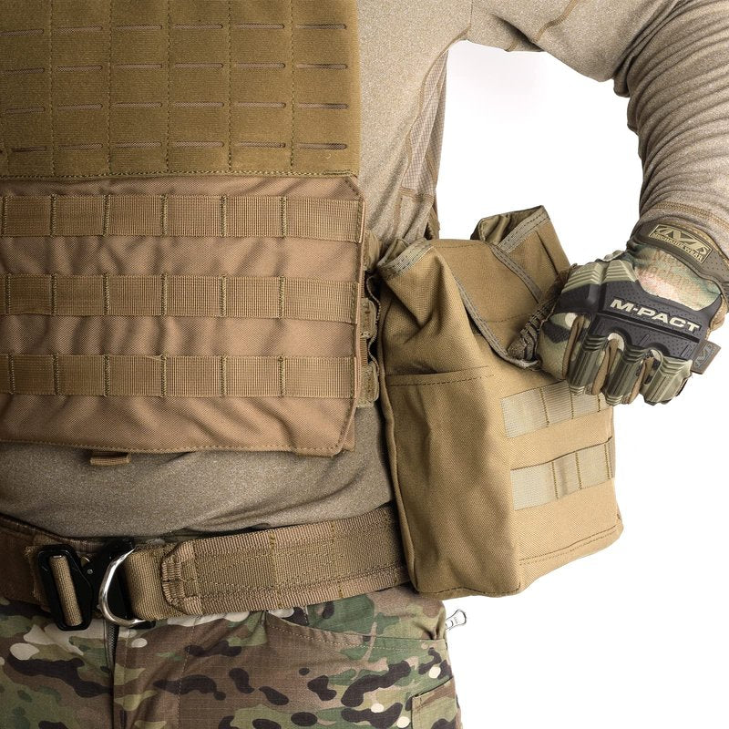 WYNEX Molle Dump Pouch - Tactical Foldable Magazine Utility Roll Up Waist Bag With Drawstring for Belt Pack Accessories