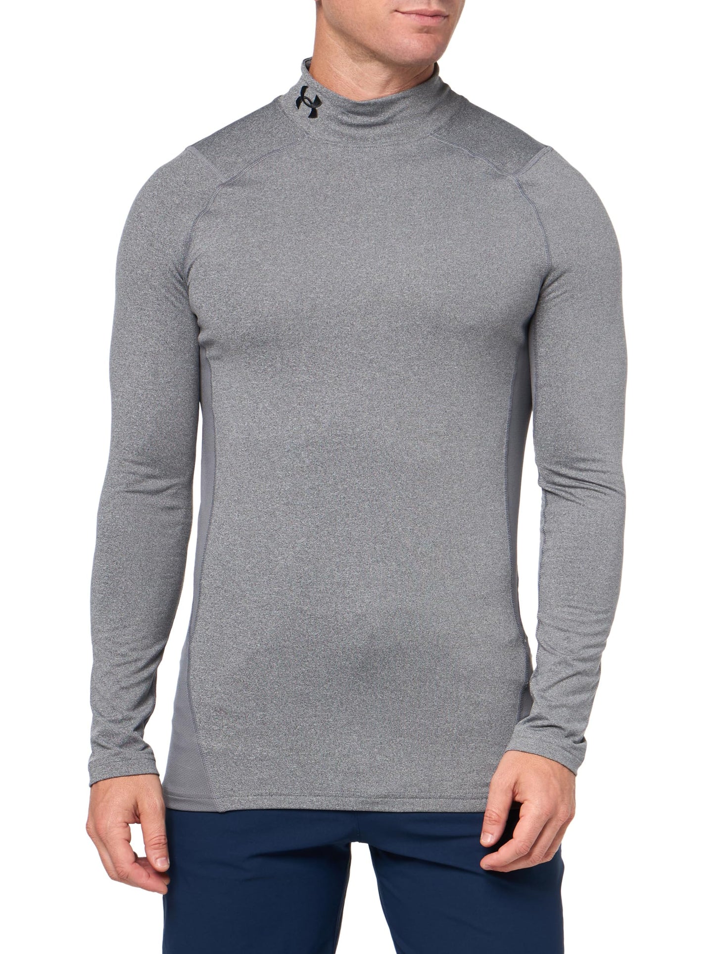 Under Armour Men's ColdGear Armour Fitted Mock, (301) Forest Green / / White, 3X-Large