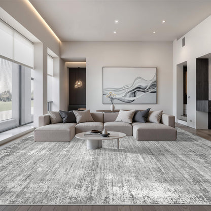 zesthome 8x10 Area Rugs for Living Room, Non-Slip Backing Washable Rug, Modern Abstract Area Rug, Stain Resistant Rugs for Bedroom, Ultra-Thin Large Area Rugs, Area Rug 8x10