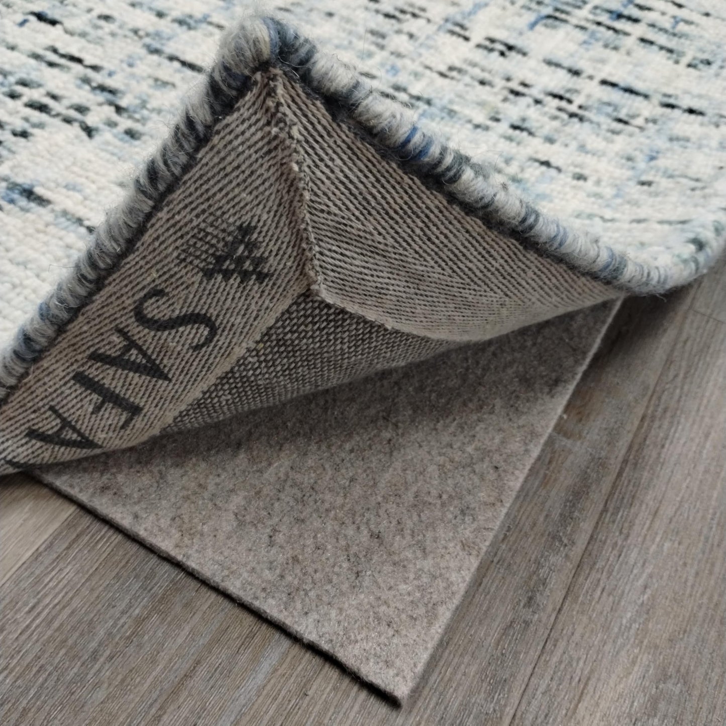 Duggins Superior Rug Works - 5' x 5' - Rug Pad - Hard Surface/Carpet - Non Slip - Felt/Rubber - Reversible - 1/4In - 10YR