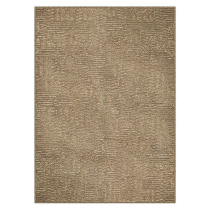 GENIMO 8X10 Neutral Area Rugs for Living Room, Hand Woven Machine Washable Non Slip Textured Soft Rug, Handmade Rustic Braided Low Pile Rugs for Farmhouse, Bedroom Office Rug in Jute Color