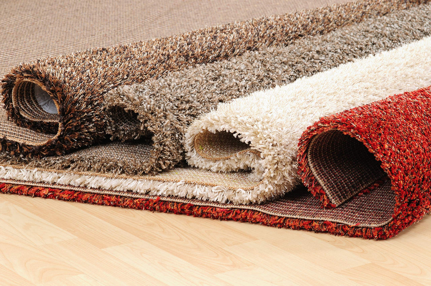 Elegant Comfort Luxury Softest, Shaggy Collection Modern Indoor Area Rugs, Fluffy Living Room Carpets for Children Bedroom Home Décor Nursery Rug, 8' x 10' ft, Solid Silver Grey