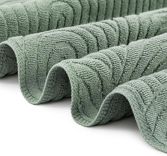 KIBAGA Decorative Hand Towels for Your Bathroom Or Kitchen – Luxurious Set of 2
