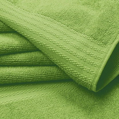 GLAMBURG Premium Cotton 4 Pack Bath Towel Set
