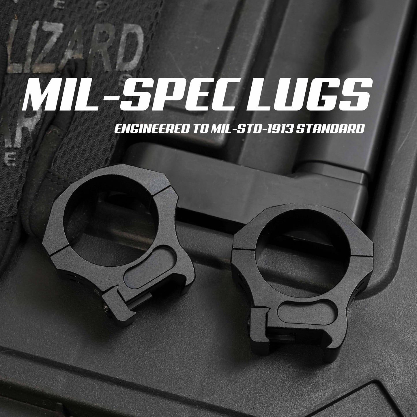 Triton 30mm Ultra Precision Match-Grade Scope Rings - 1.00" Centerline Height