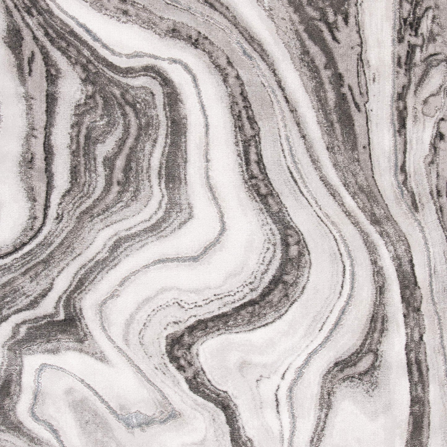 SAFAVIEH Craft Collection Area Rug - 5'3" x 7'6", Grey & Silver, Modern Abstract Design, Non-Shedding & Easy Care, Ideal for High Traffic Areas in Living Room, Bedroom (CFT819G)