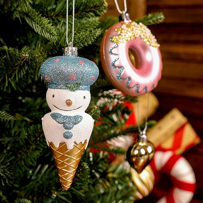 SHareconn 86pcs Christmas Tree Balls Ornaments, Shatterproof Plastic Decorative Baubles for Christmas Tree Decorations, Holiday Wedding Party Decoration, Festive Ornaments, Macaron