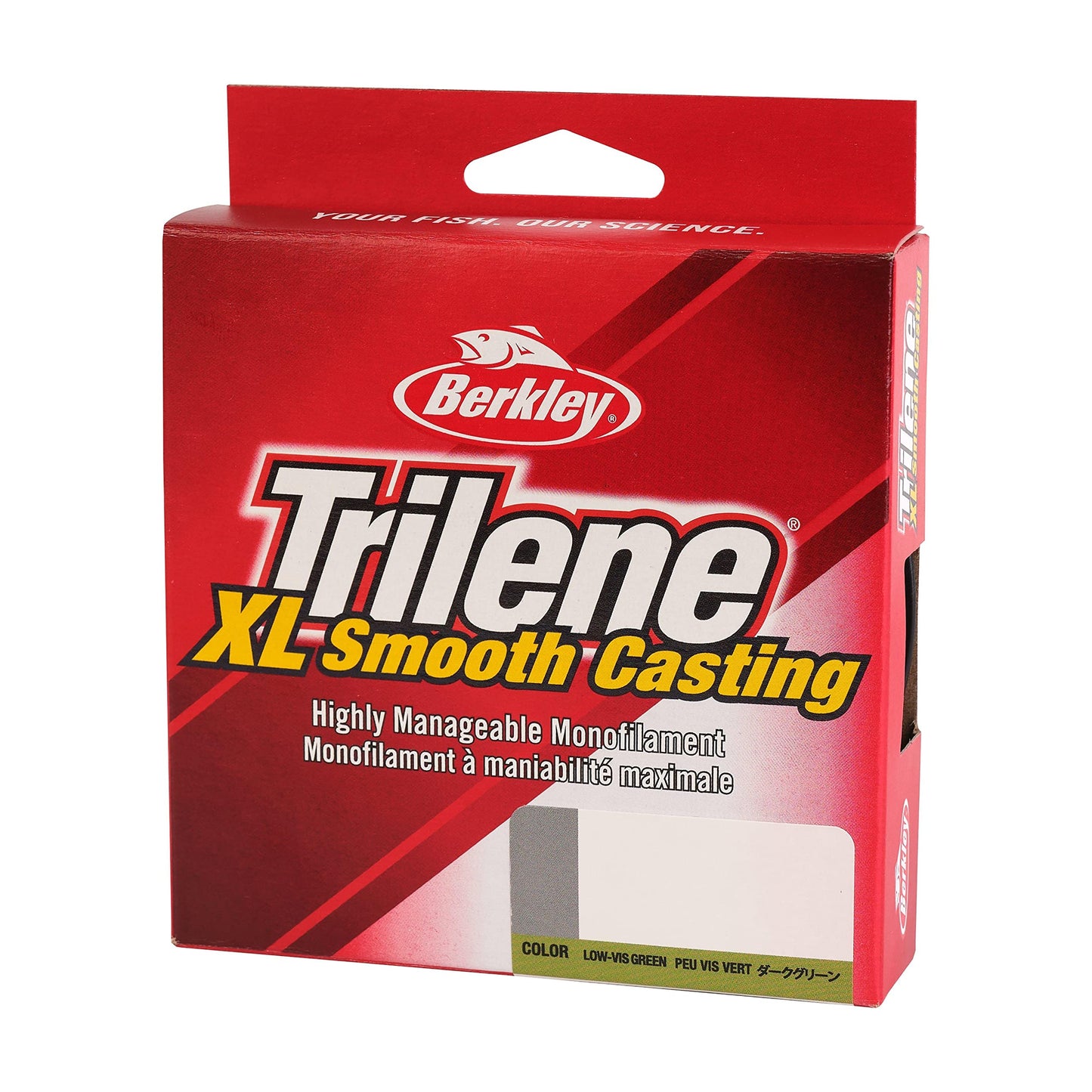Berkley Trilene® XL®, Low-Vis Green, 20lb | 9kg, 270yd | 246m Monofilament Fishing Line, Suitable for Freshwater Environments