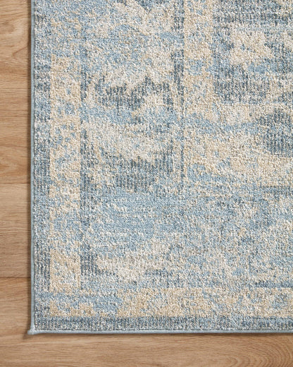 Loloi Odette Collection ODT-03 Sky/Beige 6'-7" x 9'-6" Area Rug