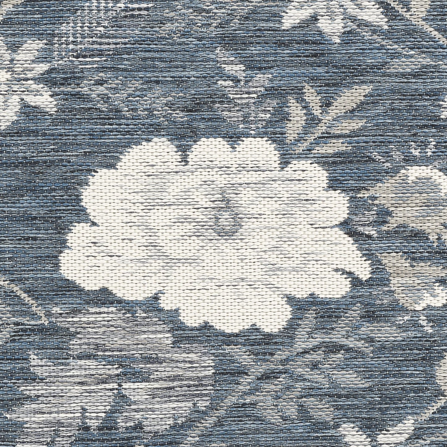 Laura Ashley Doreen Indoor Outdoor 5'x7' Area Rug Helena Floral Navy Multi