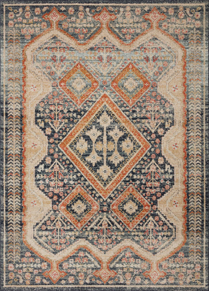 Loloi Jocelyn Collection JOC-05 Navy/Multi 7'-10" x 10' .38" Thick Area Rug