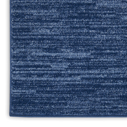 Nourison Home Nourison Essentials Navy Blue 4' x 6' Area Rug - Easy Clean, Non Shedding, Bed Room, Living Room, Dining Room, Kitchen (4' x 6')