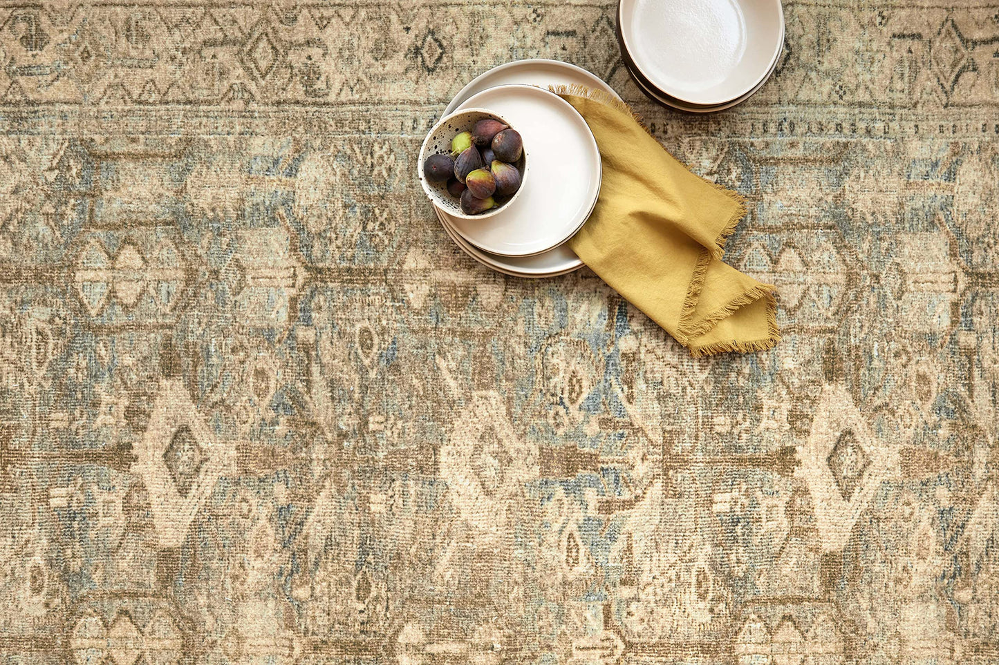 Loloi Margot Collection MAT-04 Antique/Sage 5'-0" x 7'-6" Area Rug feat. CloudPile, No-Shed Easy Clean Large Patterned Area Rug for Living Room, Bedroom, Dining Area