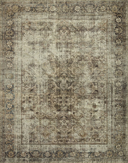 Loloi Magnolia Home by Joanna Gaines Sinclair Collection SIN-01 Pebble/Taupe 2'-3" x 9'-6", .25" Pile Height, Machine Washable, Runner Rug