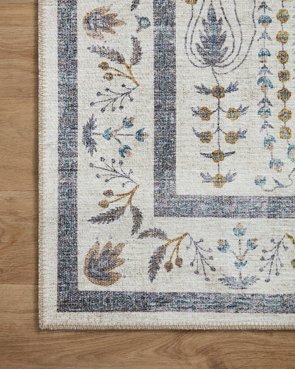 Loloi Rifle Paper Co. Maison Collection MAO-05 Wisteria Cream 8'-4" x 11'-6", .19" Pile Height, Area Rug