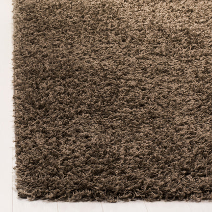 SAFAVIEH Area Rug 9x12 - Athens Shag Collection - Large - Taupe, Non-Shedding & Easy to Clean, Ideal for Living Room, Bedroom, Dining Space (SGA119T)