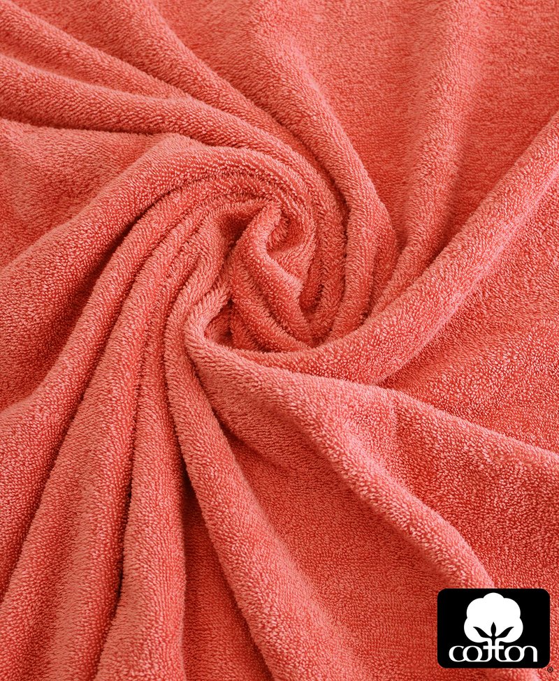 COTTON CRAFT Ultra Soft Bath Sheets - Set of 2 Oversized 35x70 Absorbent Quick Dry 100% Cotton Bath Towel Sheets - Everyday Luxury Hotel Spa Shower Beach Pool Easy Care Large Bathroom Towel - Coral