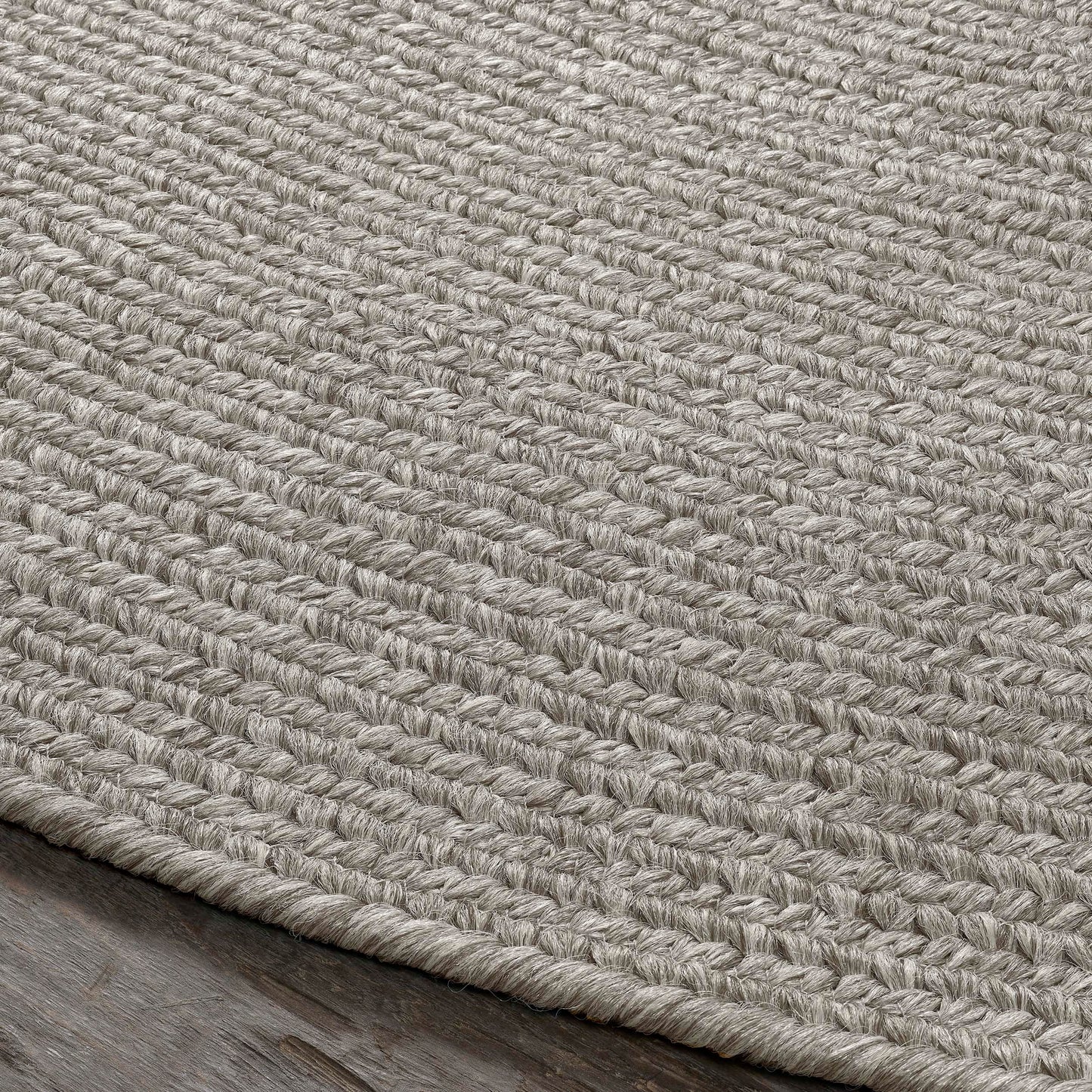 Superior Jute Oval Indoor Area Rug, Canvas