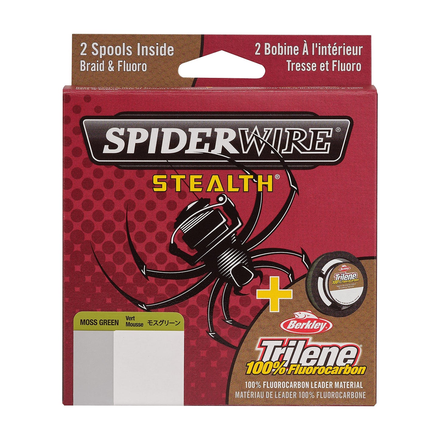 Berkley FireLine® Superline, Moss Green/Clear, 10lb | 4.5kg, 125yd | 114m Fishing Line, Suitable for Freshwater Environments