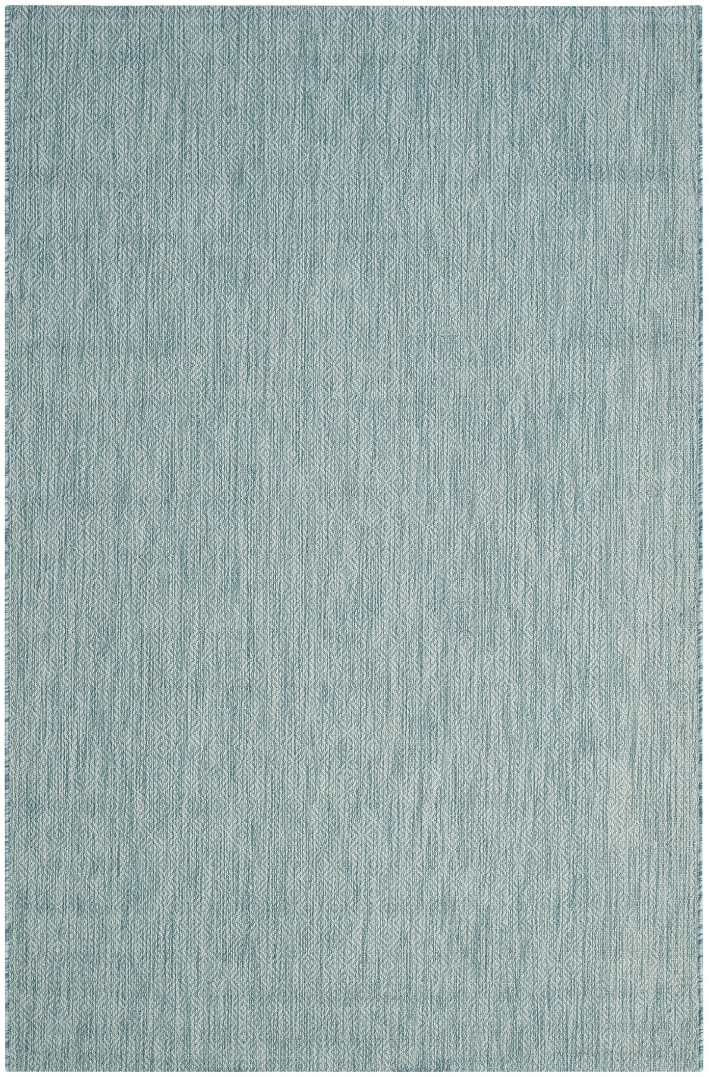 SAFAVIEH Courtyard Collection 6'7' x 9'6' Aqua CY8520 Indoor/ Outdoor Patio Backyard Mudroom Area Rug