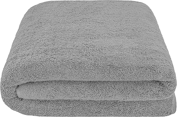 American Soft Linen 100% Cotton 600 GSM Turkish 40x80 Oversized Bath Towel Sheet