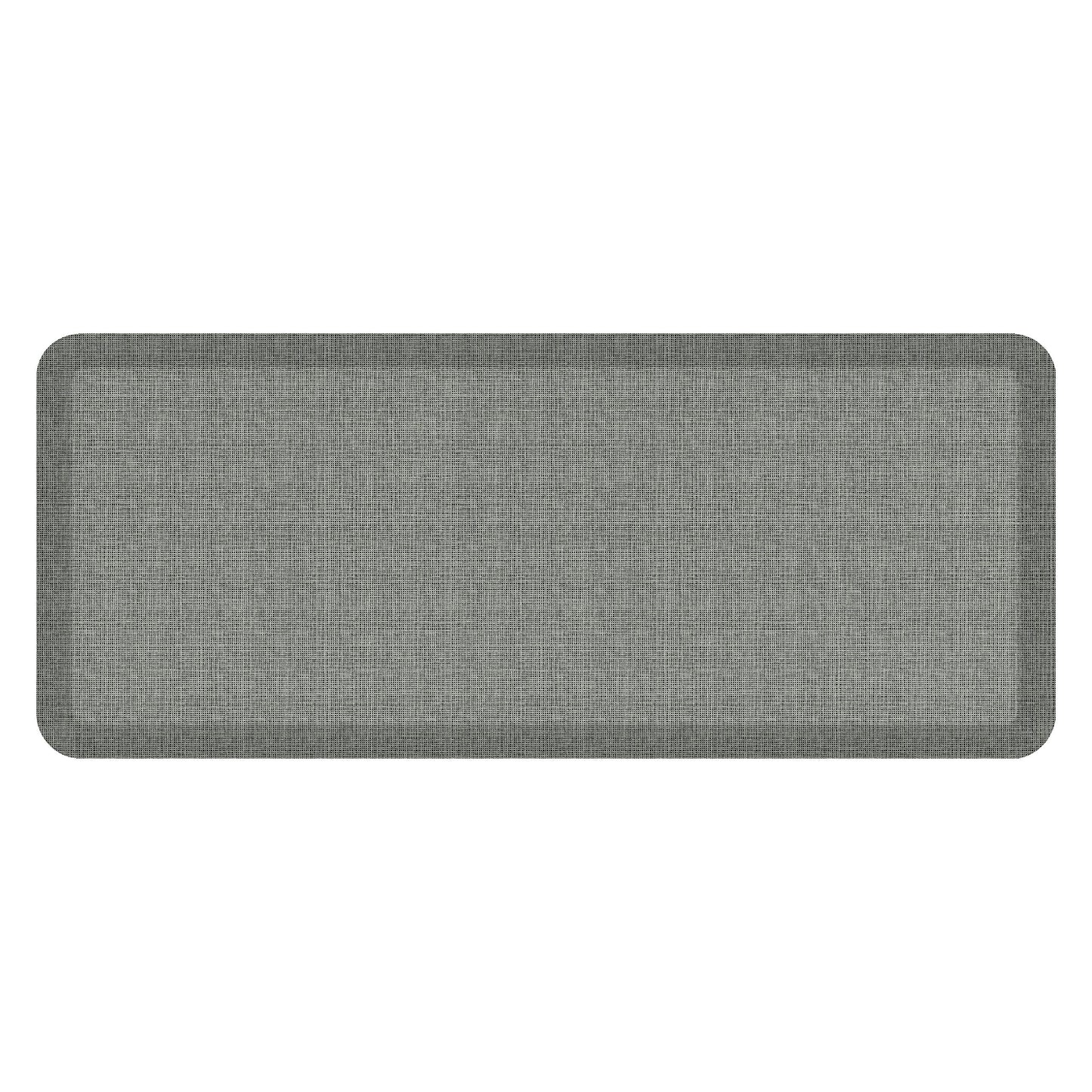 NewLife by GelPro Ergo-Foam Cushioned Anti-Fatigue Standing Kitchen Floor Mat, Padded Stain-Resistant, Waterproof, Non-Slip Comfort Padded Desk/Office Mat - 20" x 48", Tweed Grey Goose