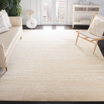 SAFAVIEH Area Rug 9x12 - Adirondack Collection - Large - Champagne & Cream, Modern Ombre Design, Non Shedding & Easy to Clean, Ideal for Living Room, Bedroom, Office, Dining Space (ADR113W)