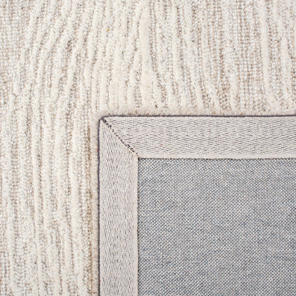 SAFAVIEH Metro Collection Area Rug - 10' x 14', Natural & Ivory, Handmade Modern Wool, Ideal for High Traffic Areas in Living Room, Bedroom (MET995A)