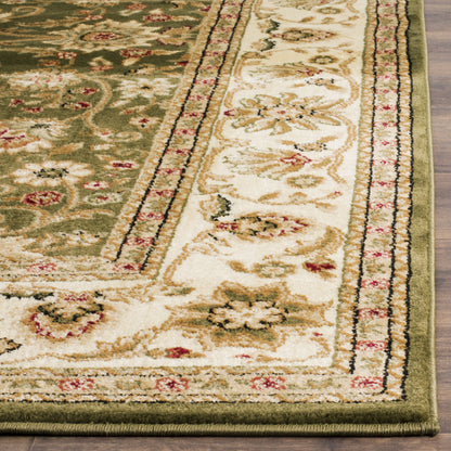 SAFAVIEH Lyndhurst Collection Area Rug - 9' x 12', Sage & Ivory, Traditional Oriental Design, Non-Shedding & Easy Care, Ideal for High Traffic Areas in Living Room, Bedroom (LNH212C)