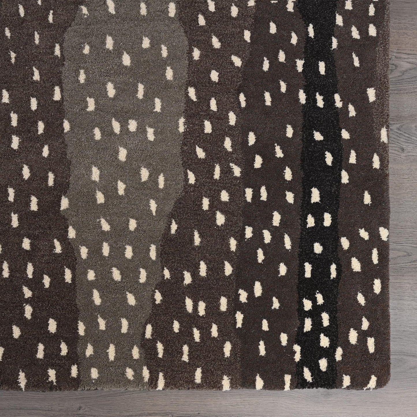 Restoration and Renovation Antelope Cheetah Blue Animal Contemporary Handmade 100% Woolen Area Rugs & Carpets (Mink, 8' x 10')
