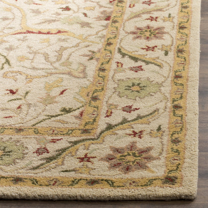 SAFAVIEH Antiquity Collection 3' x 5' Ivory AT14A Handmade Traditional Oriental Premium Wool Area Rug