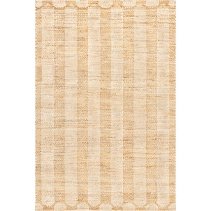 Rugs USA Hillcrest Jute and Wool Area Rug, 7'6" x 9'6", Natural