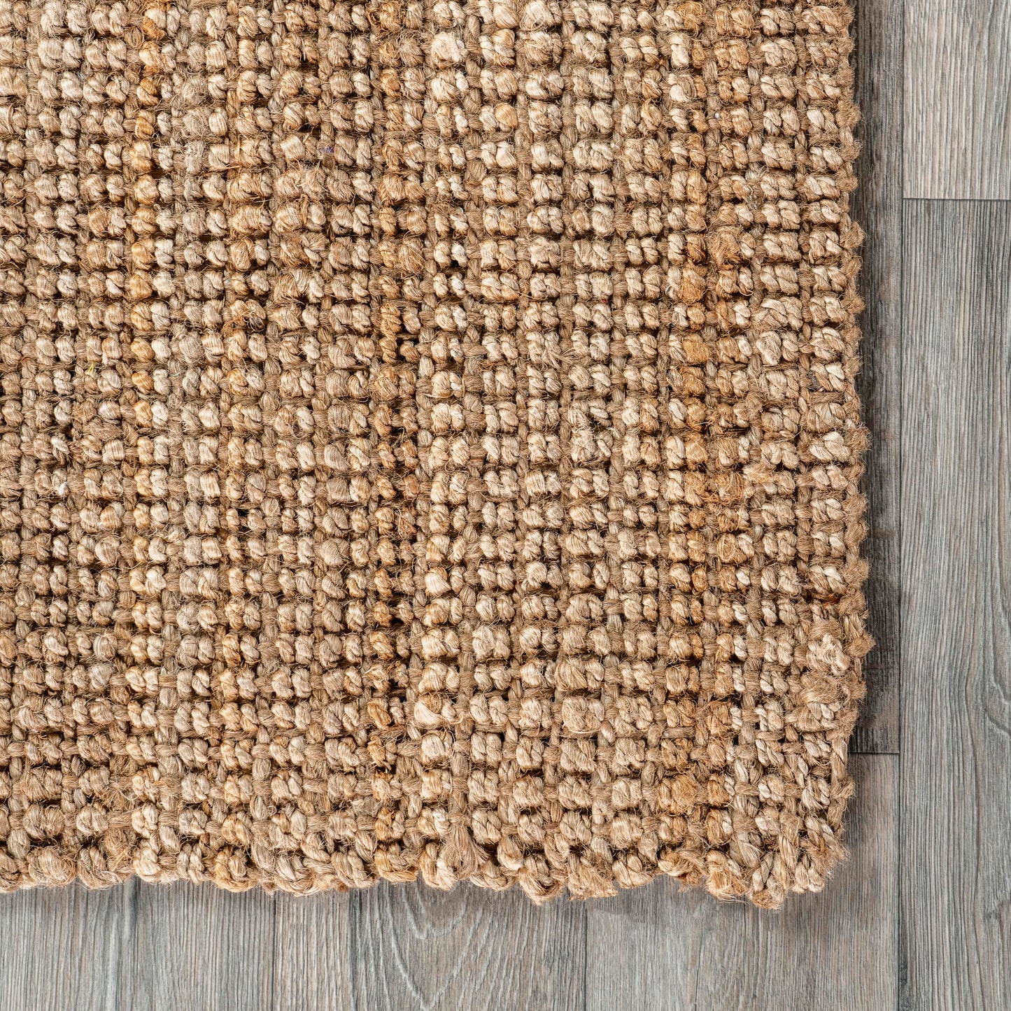 Nuloom Ashli Hand Woven, Natural, 2'6" x 12', Farmhouse, Jute, Soft and Textured, High Traffic, Stain Resistant, Easy Clean, Durable Runner for Bedroom, Living Room, Dining, Den, Foyer, Entryway
