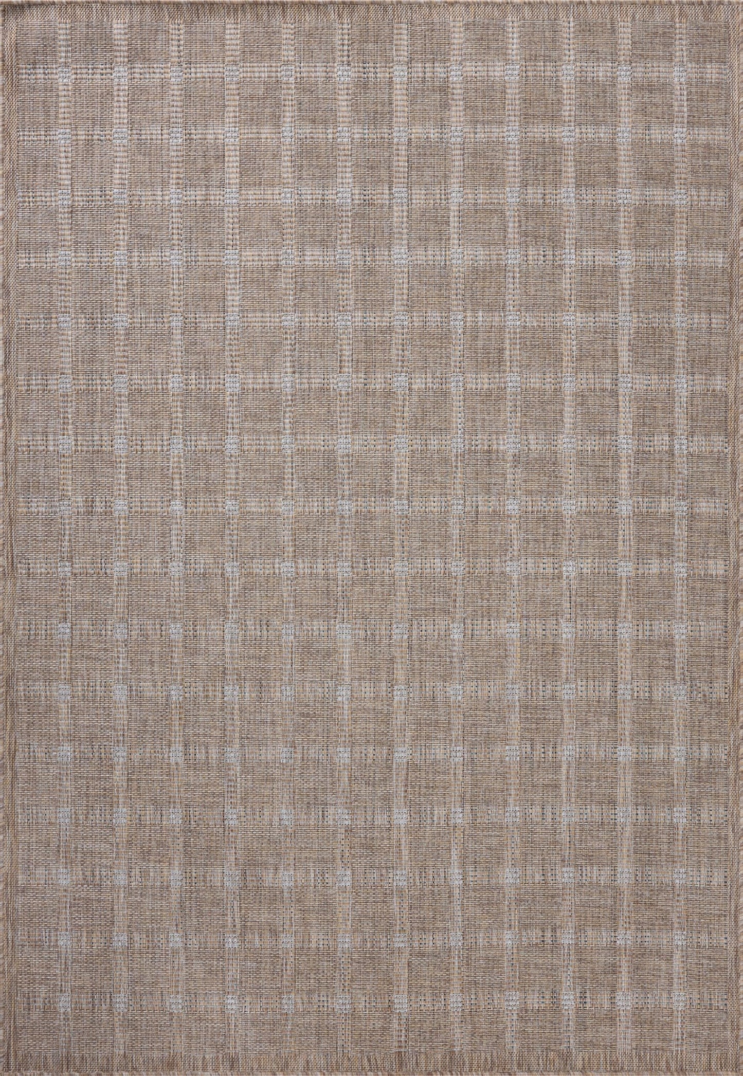 Loloi Amber Lewis Topanga Collection TOP-01 Natural/Bone 5'-3" x 7'-6" Indoor/Outdoor Area Rug