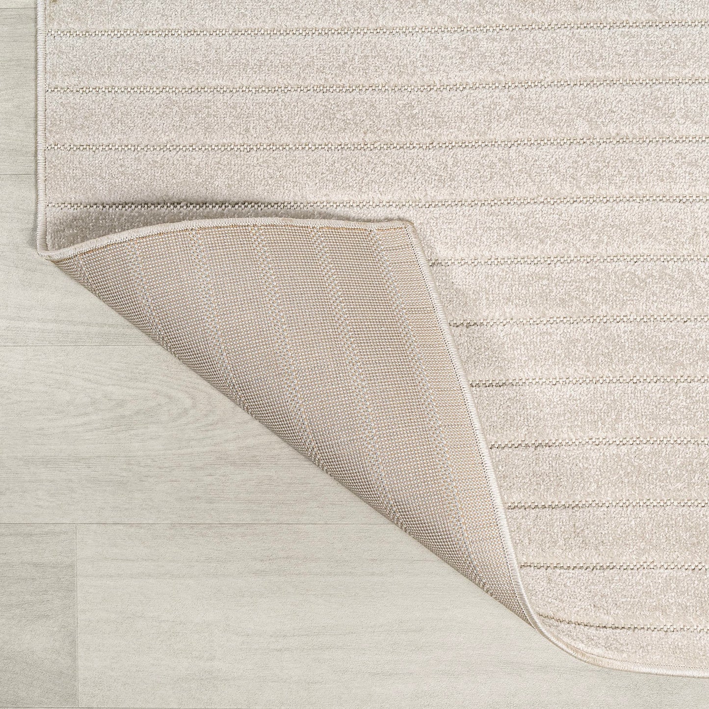JONATHAN Y Odense High-Low Angle Ivory/Cream Indoor/Outdoor Runner Rug, 2x8, Modern, Contemporary, Geometric, Bohemian, Bedroom, Kitchen, Living Room, Non Shedding (SCN101A-28)