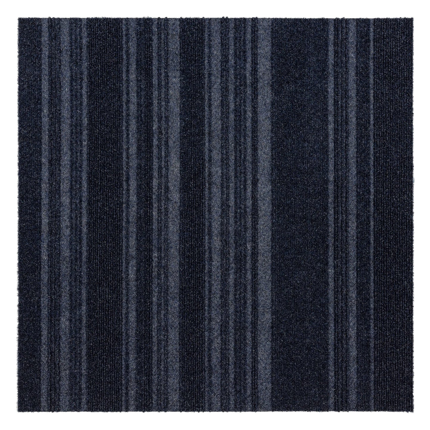 Mohawk Home 24" x 24" Indoor/Outdoor 0.25" Pile Height, Peel and Stick Carpet Tile, Blue Polyester, (15 Tiles) (60 sqft/Box)
