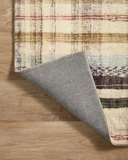 Loloi Chris Loves Julia Humphrey Collection HUM-02 Ivory/Multi 8'-3'' x 11'-3'' .38" Pile Height, Area Rug feat. CloudPile