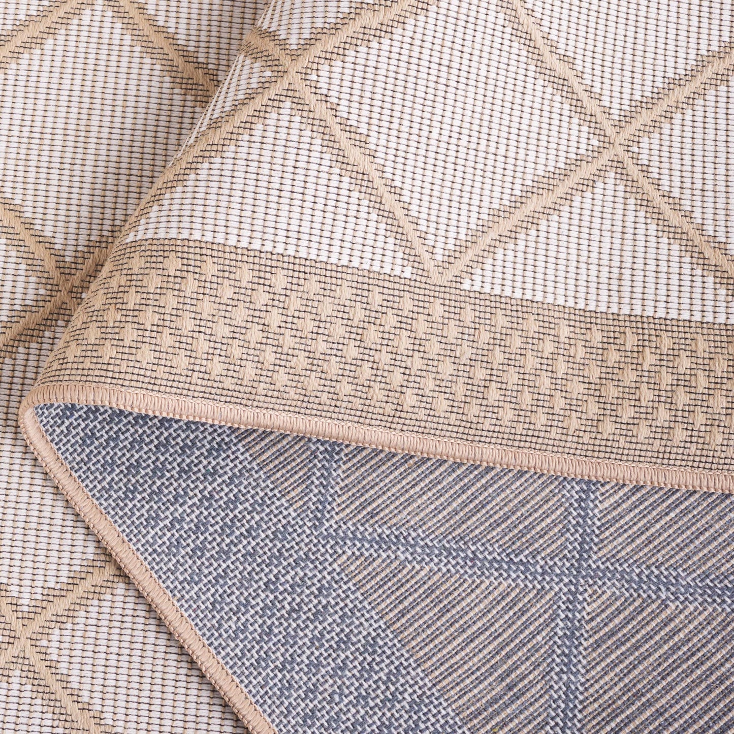Safavieh Area Rug 8x10 - Aspect Collection - Large - Ivory & Natural, Jute & Cotton, Trellis Pattern, Ideal for Living Room, Bedroom, Office, Dining Space (APE454A)