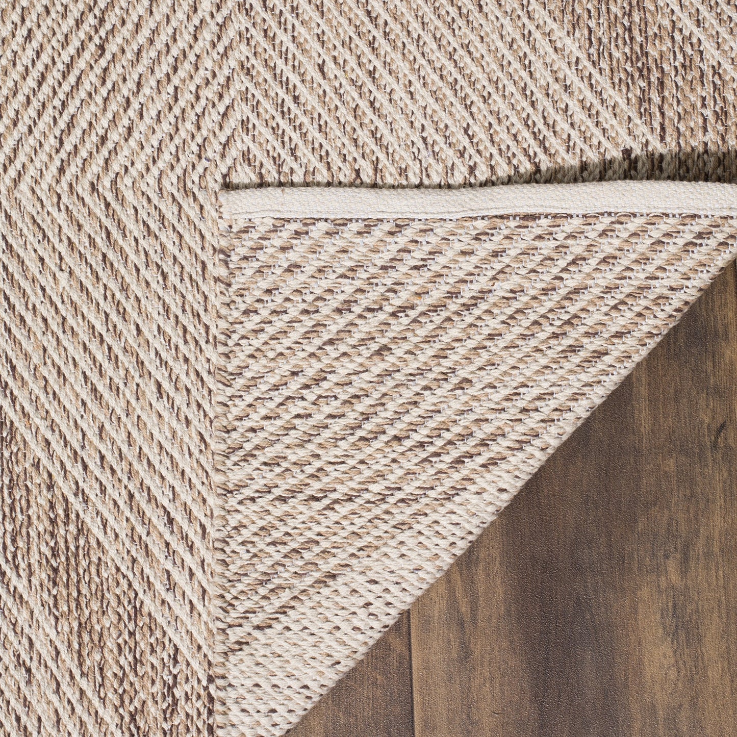 SAFAVIEH Area Rug 8x10 - Montauk Collection - Large - Beige, Handmade Cotton, Ideal for Living Room, Bedroom, Office, Dining Space (MTK821E)