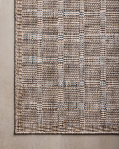 Loloi Amber Lewis Topanga Collection TOP-01 Natural/Bone 3'-11" x 5'-11" Indoor/Outdoor Accent Rug