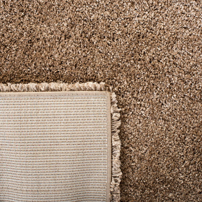 SAFAVIEH Milan Shag Collection Area Rug - 6' x 9', Dark Beige, Solid Design, Non-Shedding & Easy to Clean, Plush Thick Pile, Ideal for Living Room, Bedroom (SG180-1414)