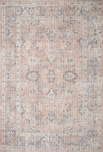 Loloi Skye Collection SKY-01 Blush/Grey 9'-0" x 12'-0" Area Rug