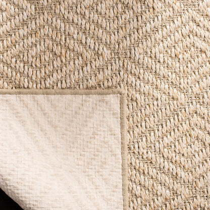 SAFAVIEH Palm Beach Collection Area Rug - 6' x 9', Beige & Beige, Sisal Design, Non-Shedding & Easy Care, Ideal for High Traffic Areas in Living Room, Bedroom (PAB360A)