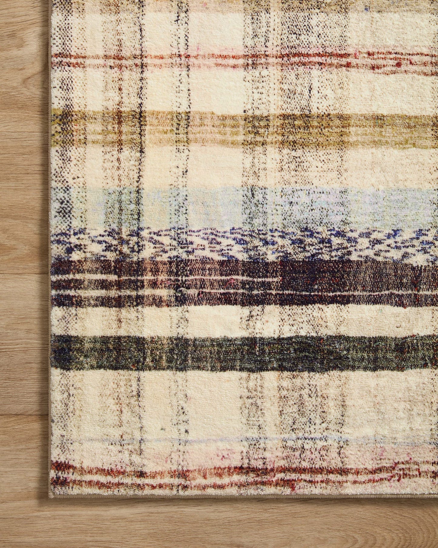 Loloi Chris Loves Julia Humphrey Collection HUM-02 Ivory/Multi 8'-3'' x 11'-3'' .38" Pile Height, Area Rug feat. CloudPile