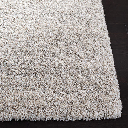 SAFAVIEH Hudson Shag Collection Area Rug - 10' x 14', Ivory & Grey, Modern Abstract Design, Non-Shedding & Easy Care, 2-inch Thick Ideal for High Traffic Areas in Living Room, Bedroom (SGH295B)