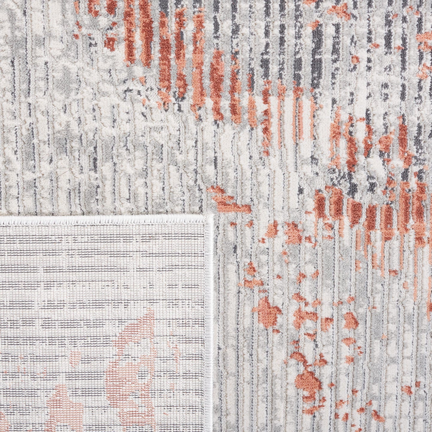 SAFAVIEH Invista Collection Accent Rug - 4' x 6', Grey & Light Grey, Modern Abstract Design, Non-Shedding & Easy Care, Ideal for High Traffic Areas in Entryway, Living Room, Bedroom (INV517F)